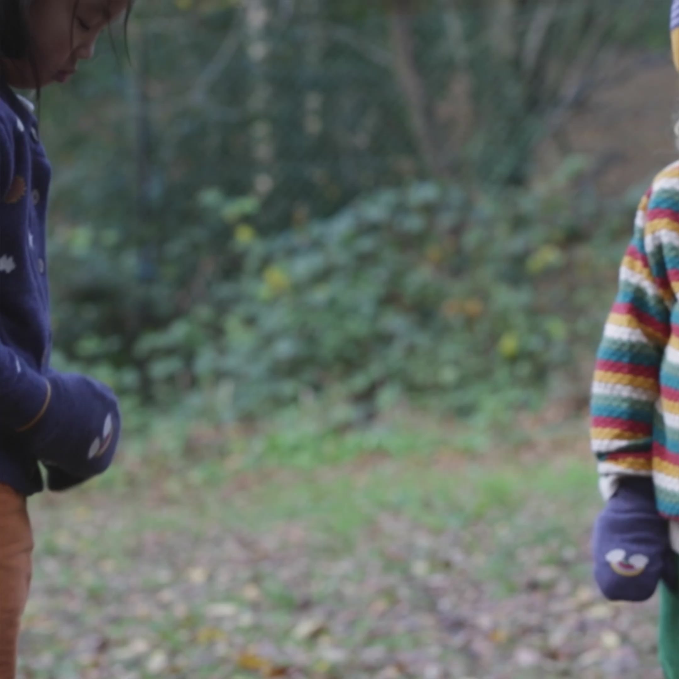 Load video: From One To Another Fern Aran Snuggly Knitted Jumper