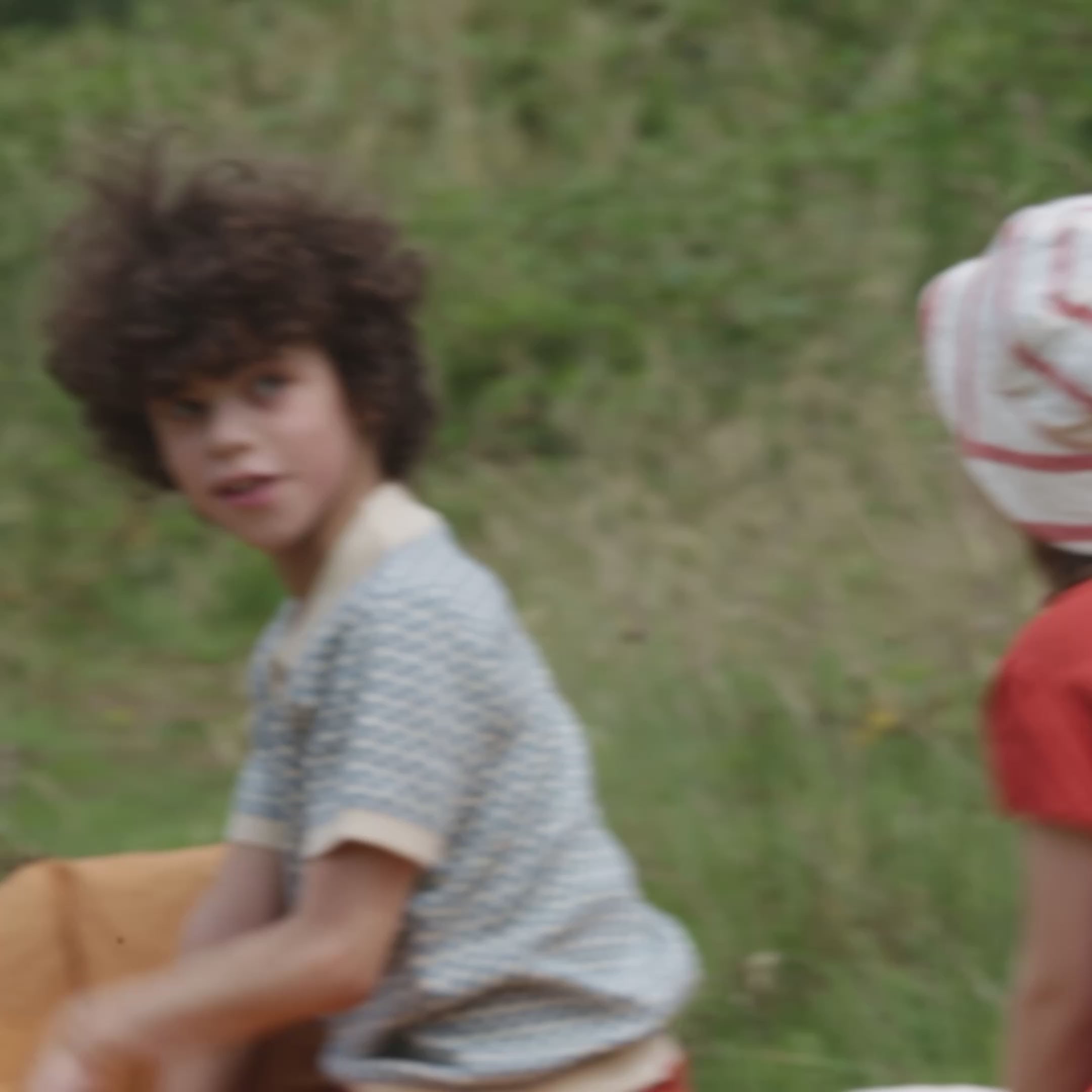Load video: Hazy Blue Short Sleeve Knitted Top