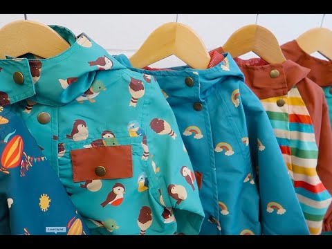 Garden Birds Recycled Waterproof Windbreaker Jacket