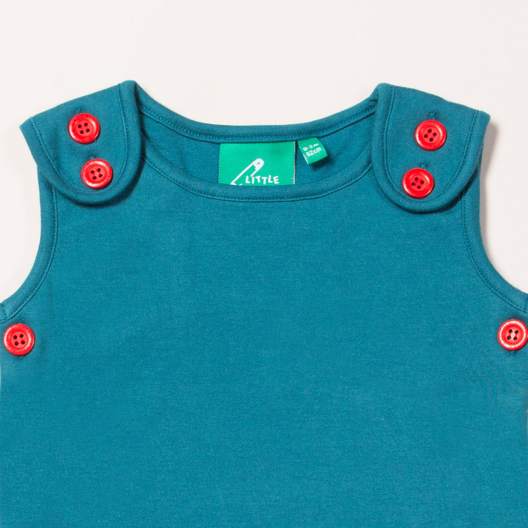 Teal Star Dungarees