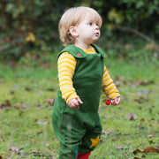 Woodland Green Star Dungarees