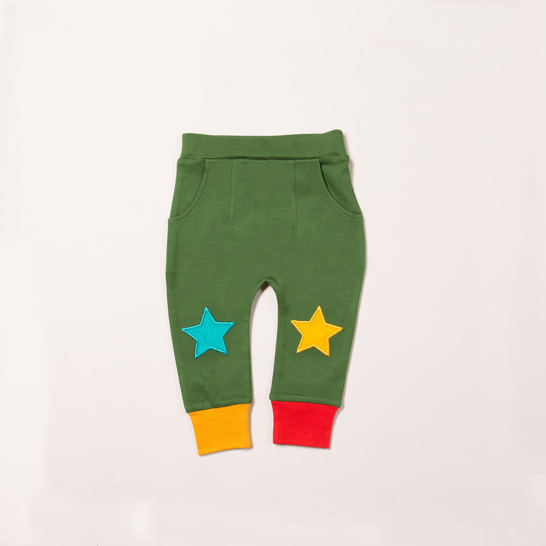 Woodland Green Star Joggers