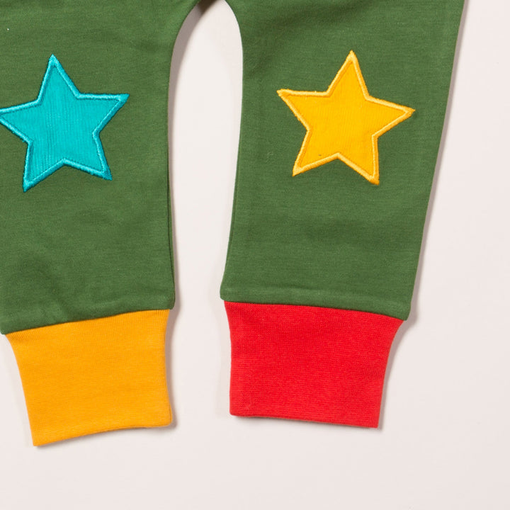 Woodland Green Star Joggers