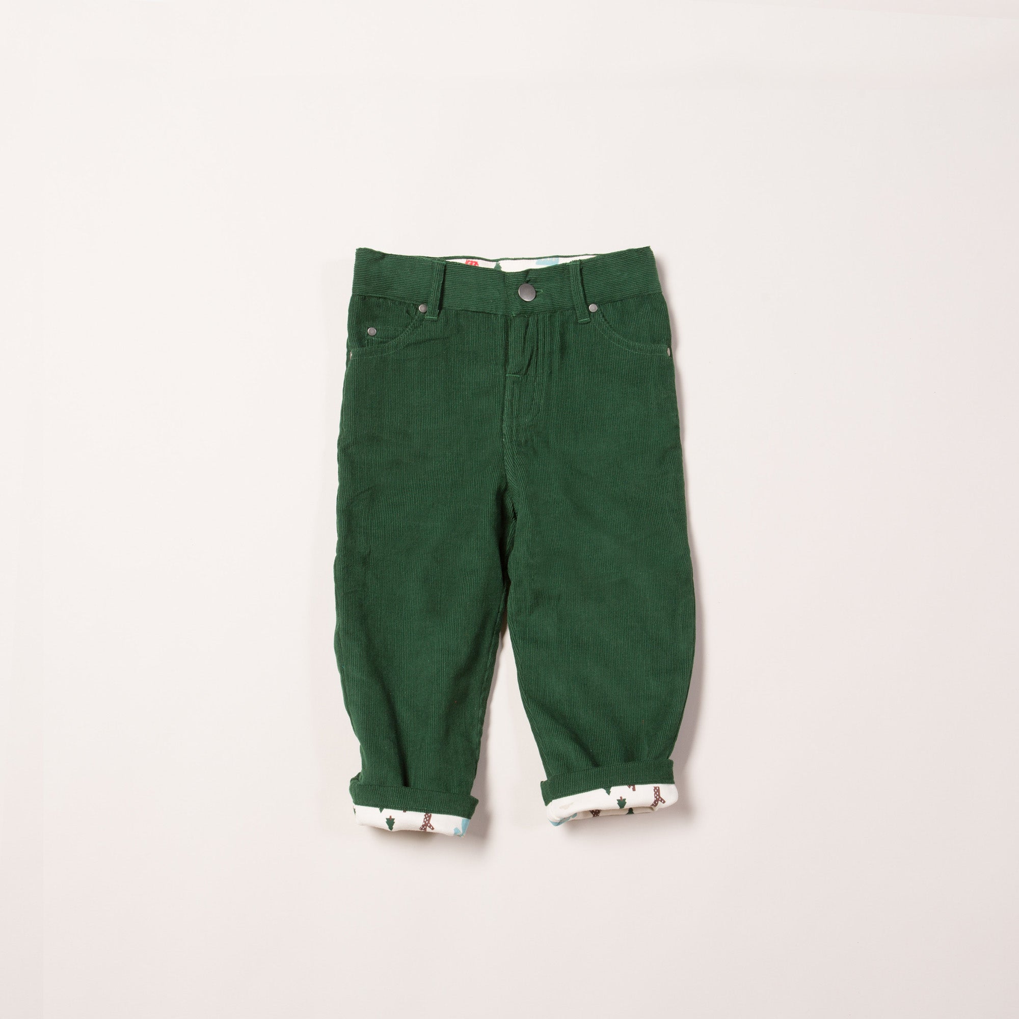 Vintage Green Woodland Adventure Jeans