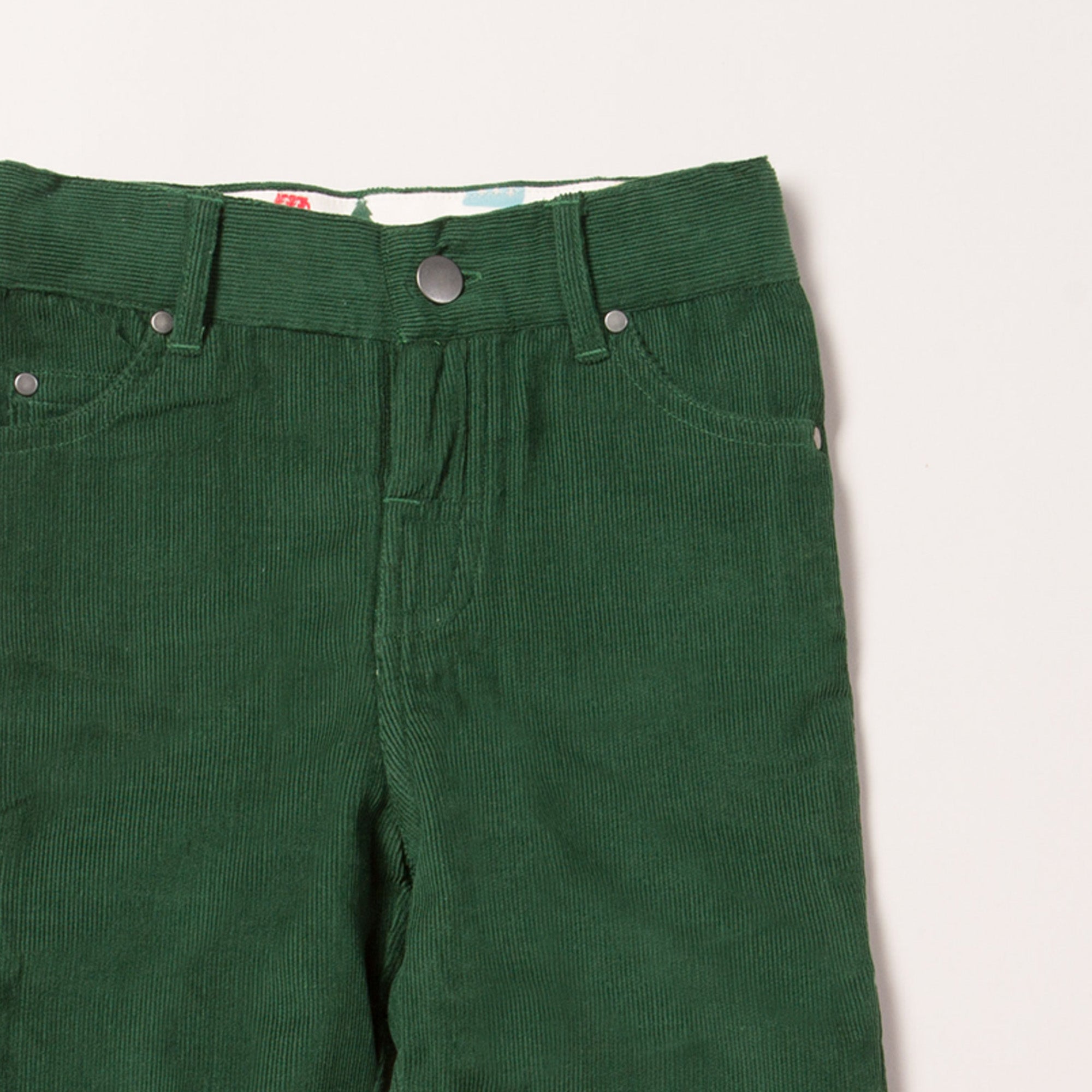 Vintage Green Woodland Adventure Jeans