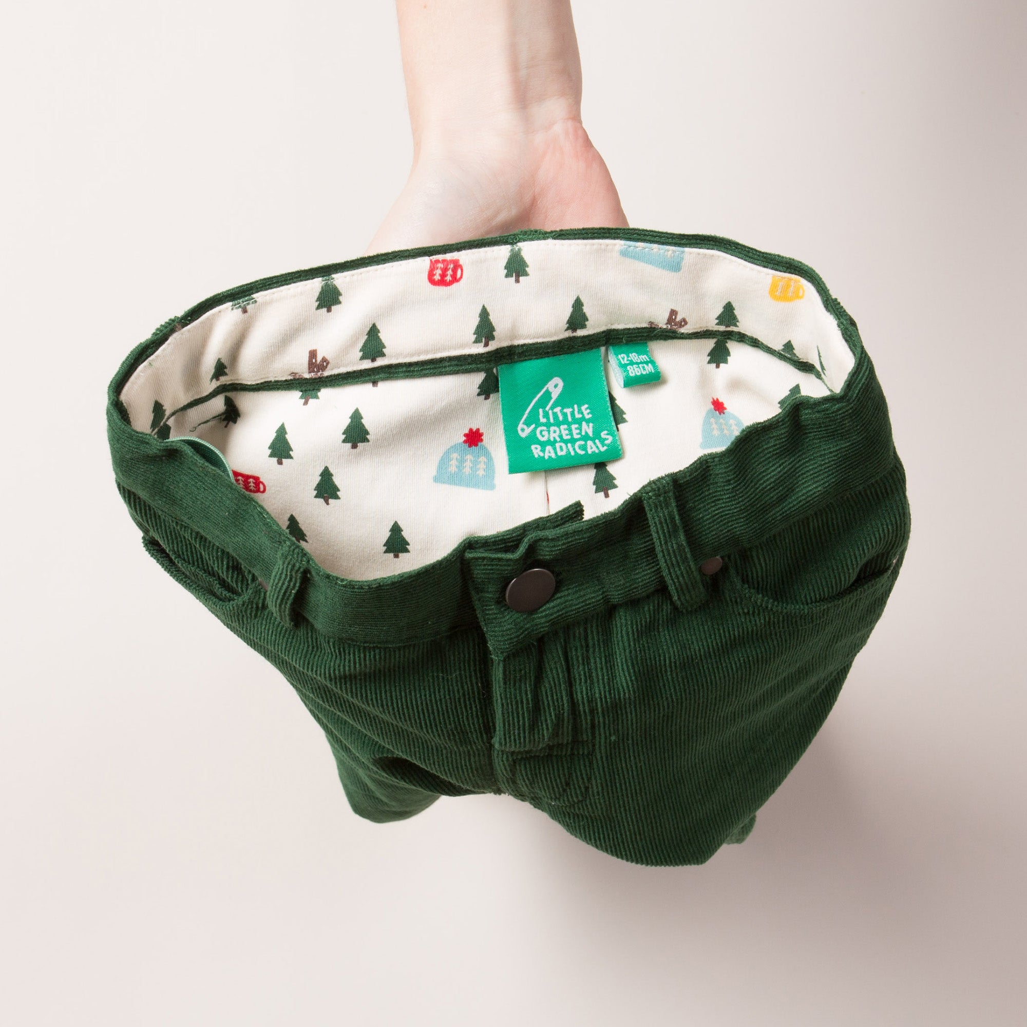 Vintage Green Woodland Adventure Jeans