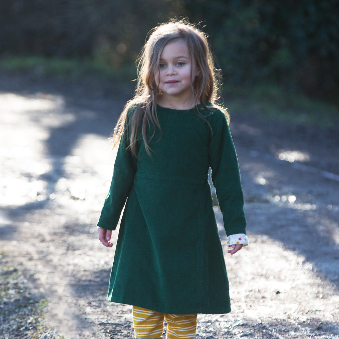 Vintage Green Wrap Up Well Dress