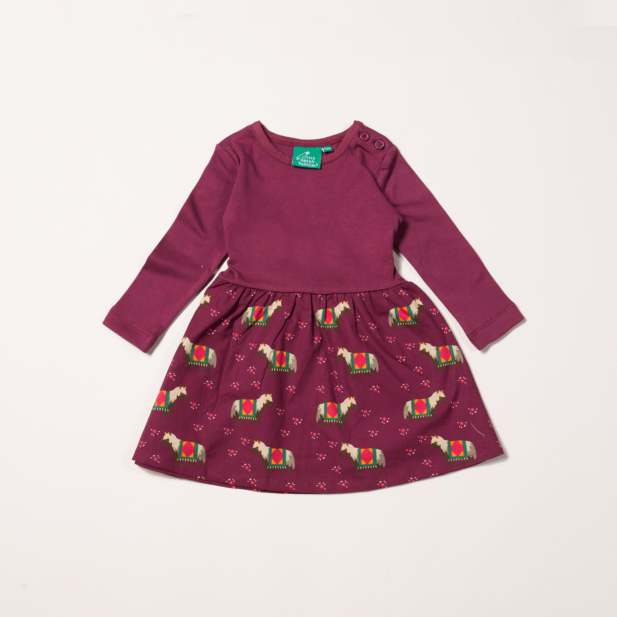 Nordic Horses Little Twirler Dress