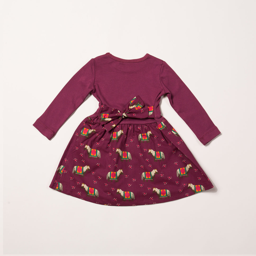 Nordic Horses Little Twirler Dress