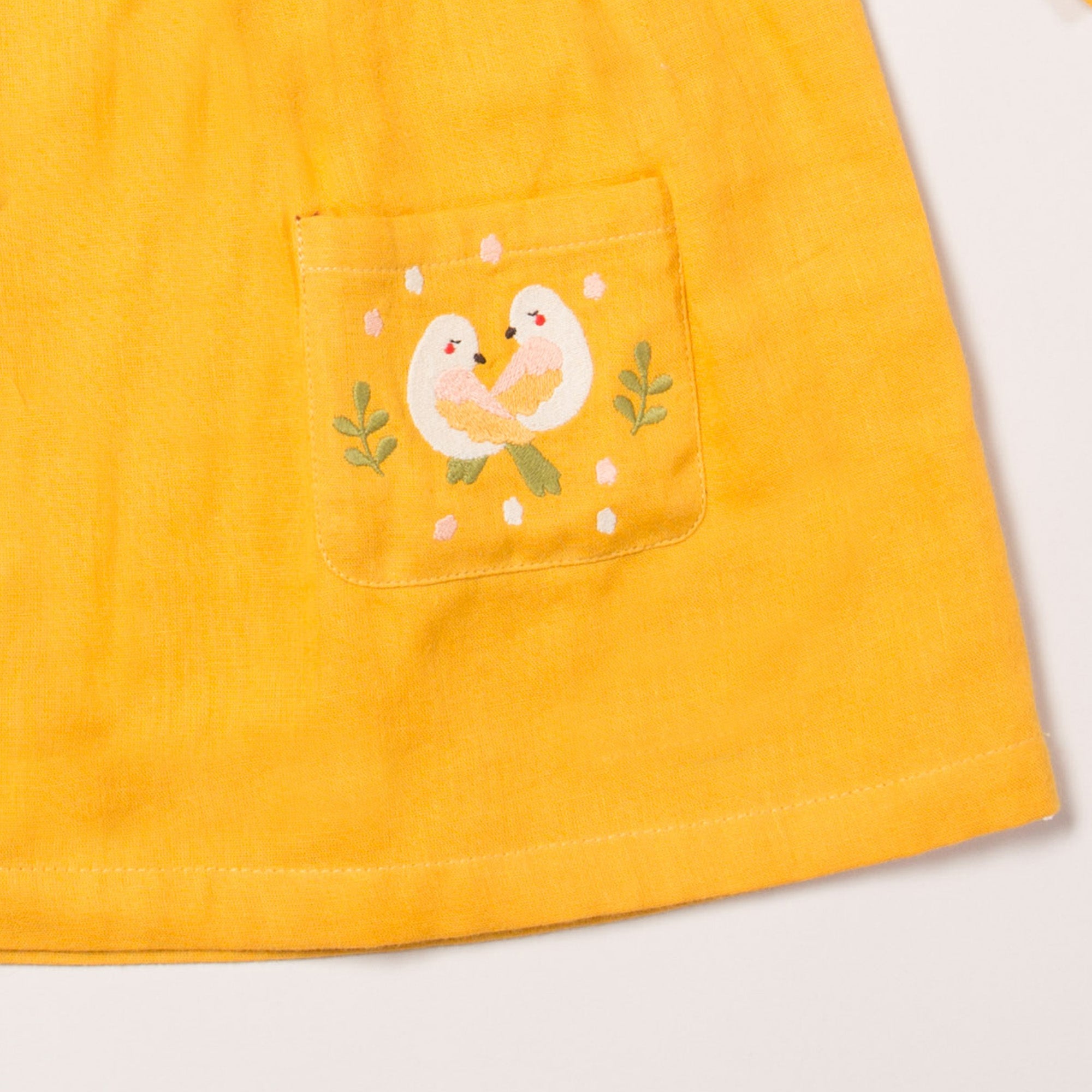 Love Birds Smock Dress