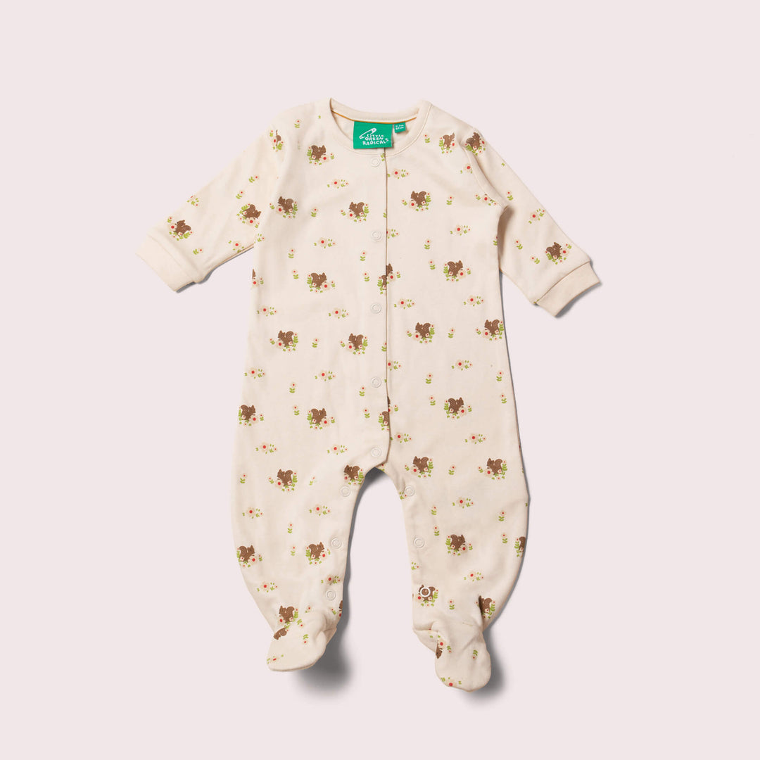 Autumn Squirrel Babygrow