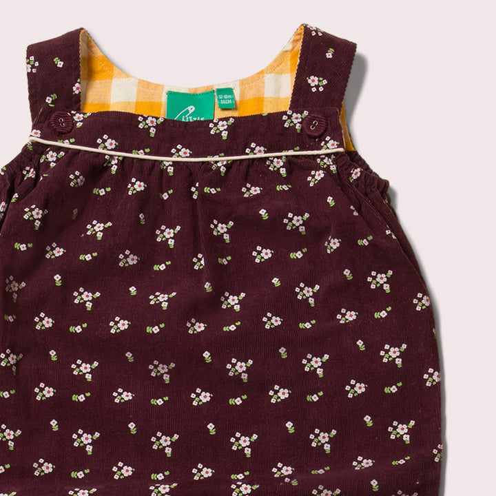 Plum Flowers Playdays Dungarees