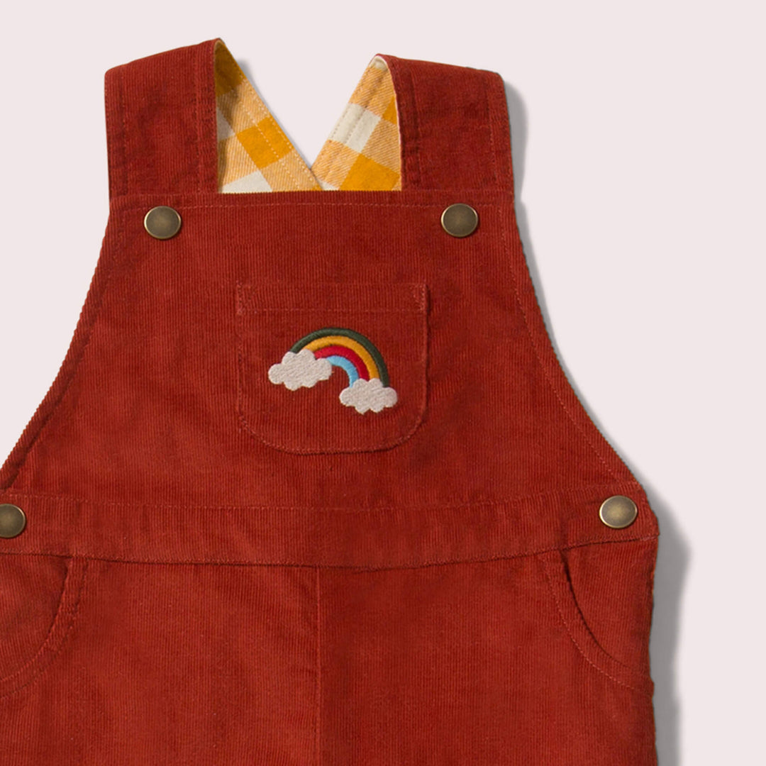 Burnt Ochre Rainbow Classic Dungarees