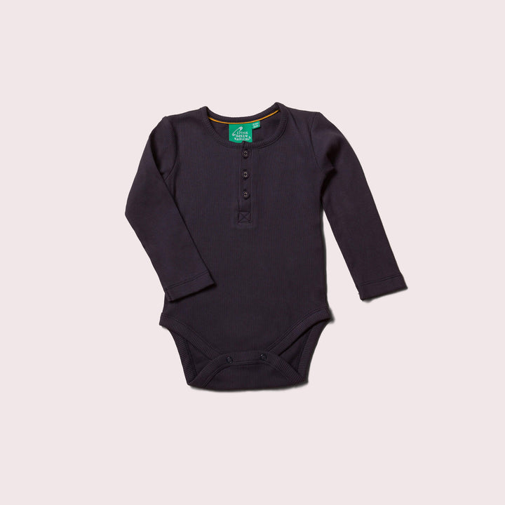 Winter Blue Rib Baby Body