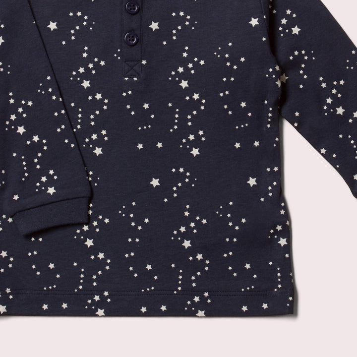 Starry Night Button T-Shirt