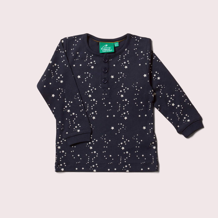 Starry Night Button T-Shirt