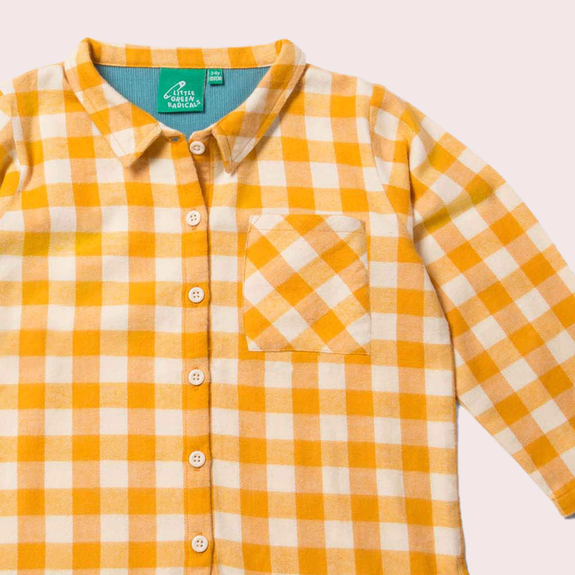 Golden Check Out & About Shirt