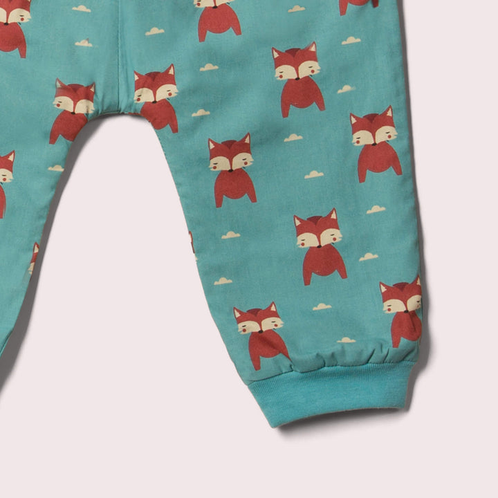 Night Time Foxes Cosy Jelly Bean Joggers