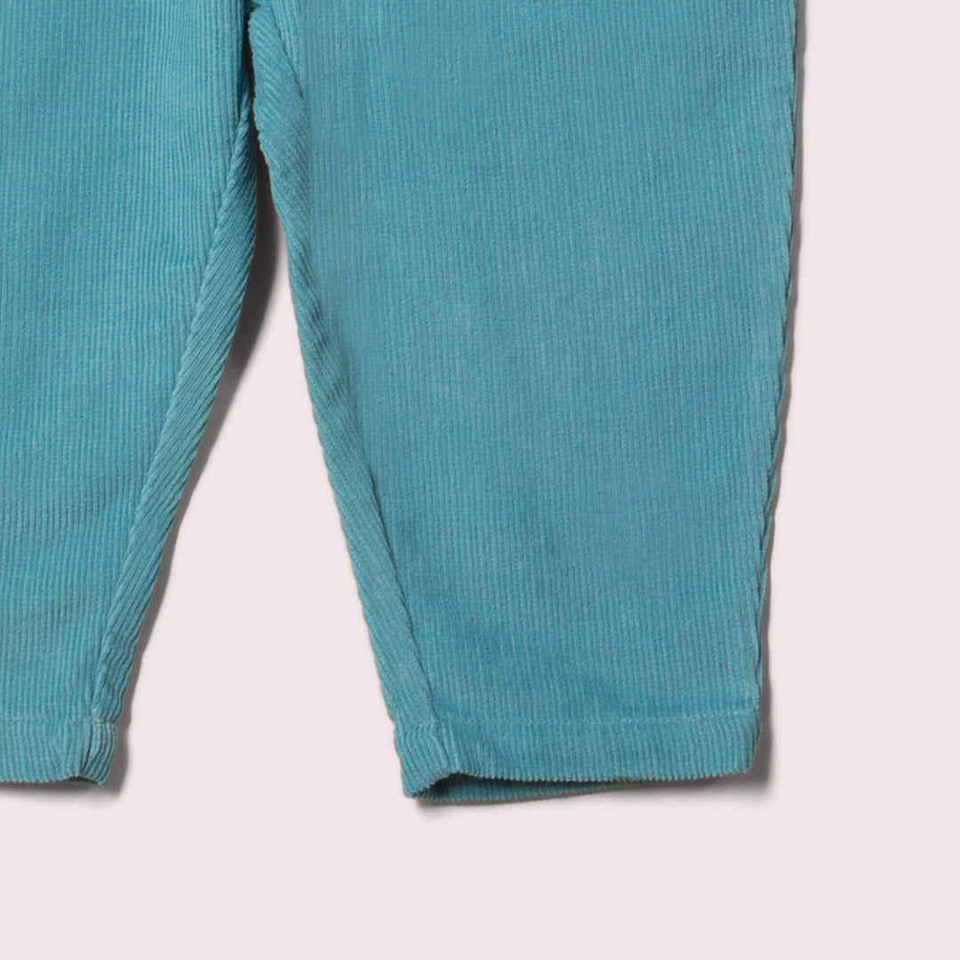 Soft Blue Cord Comfy Trousers