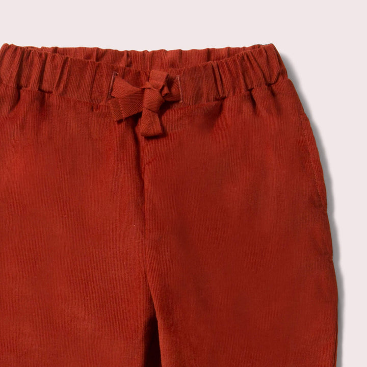 Burnt Ochre Cord Comfy Trousers