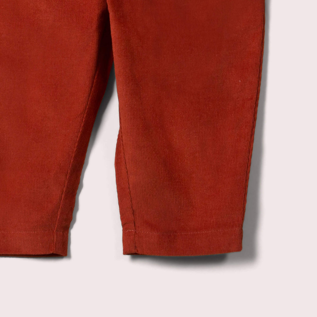 Burnt Ochre Cord Comfy Trousers