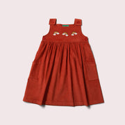 Autumn Rainbow Embroidered Pinnie