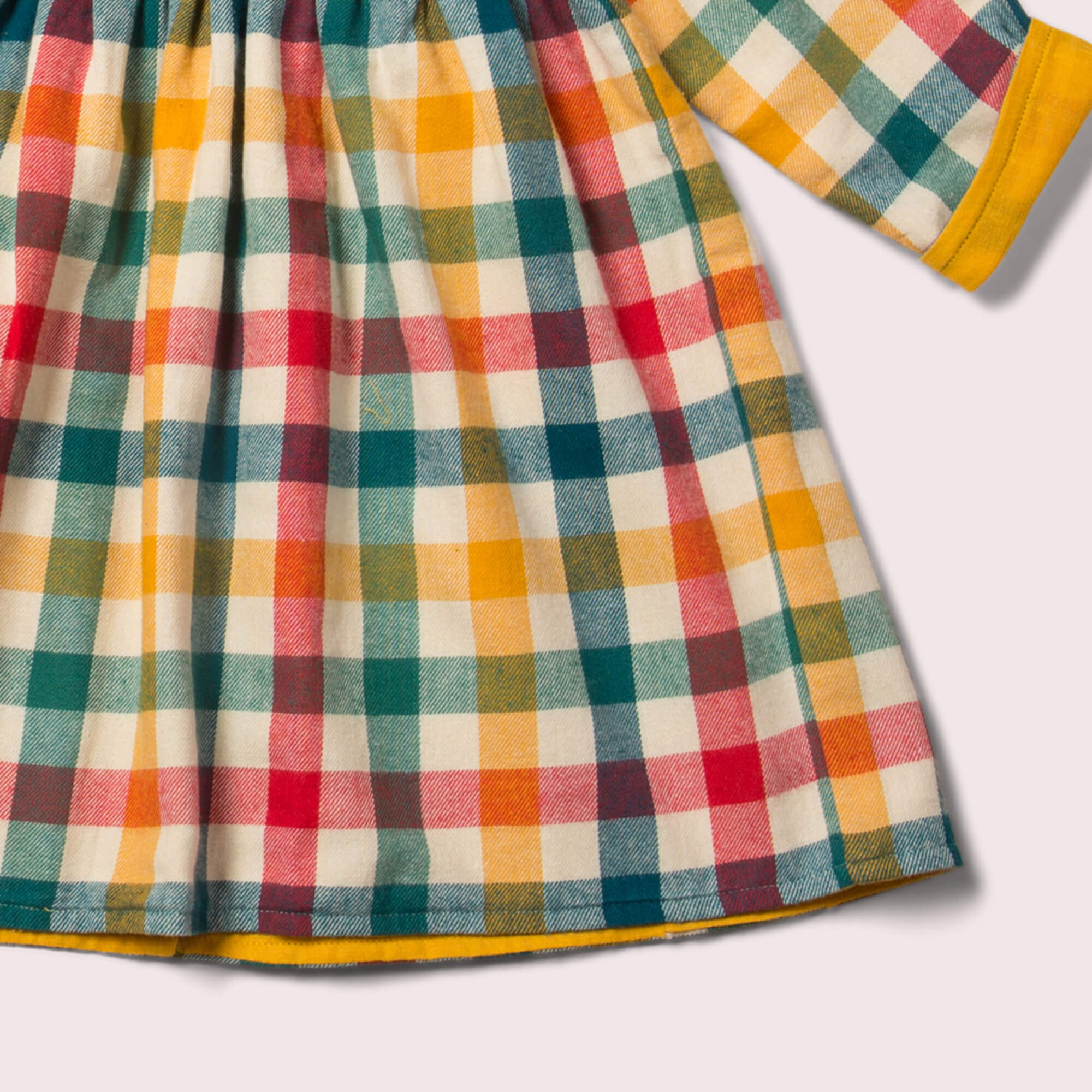 Winter Check Day After Day Reversible Dress