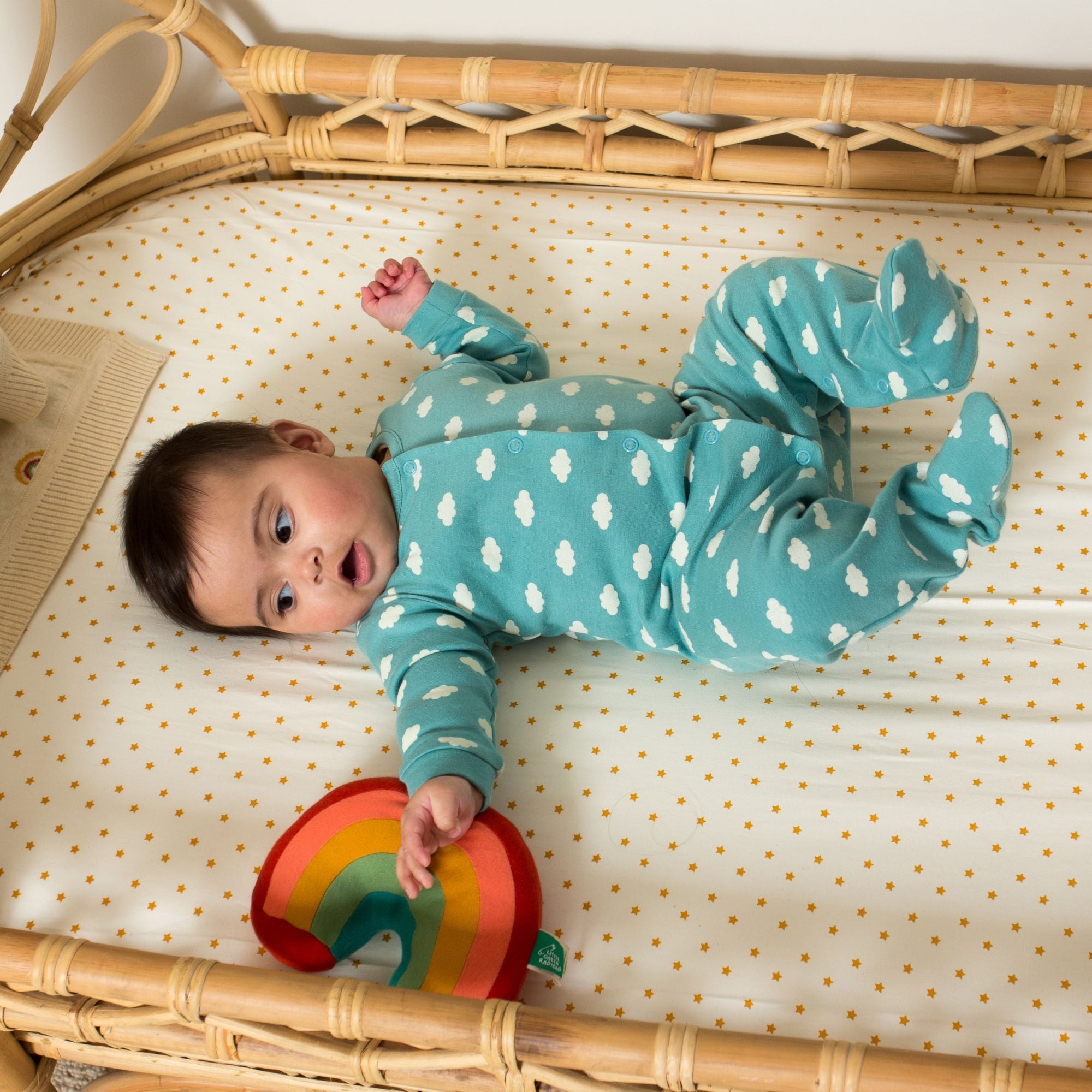 Fluffy Cloud Organic Babygrow