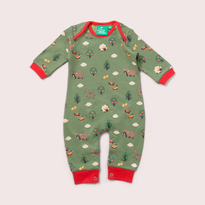 Animal Friends Organic Romper Playsuit