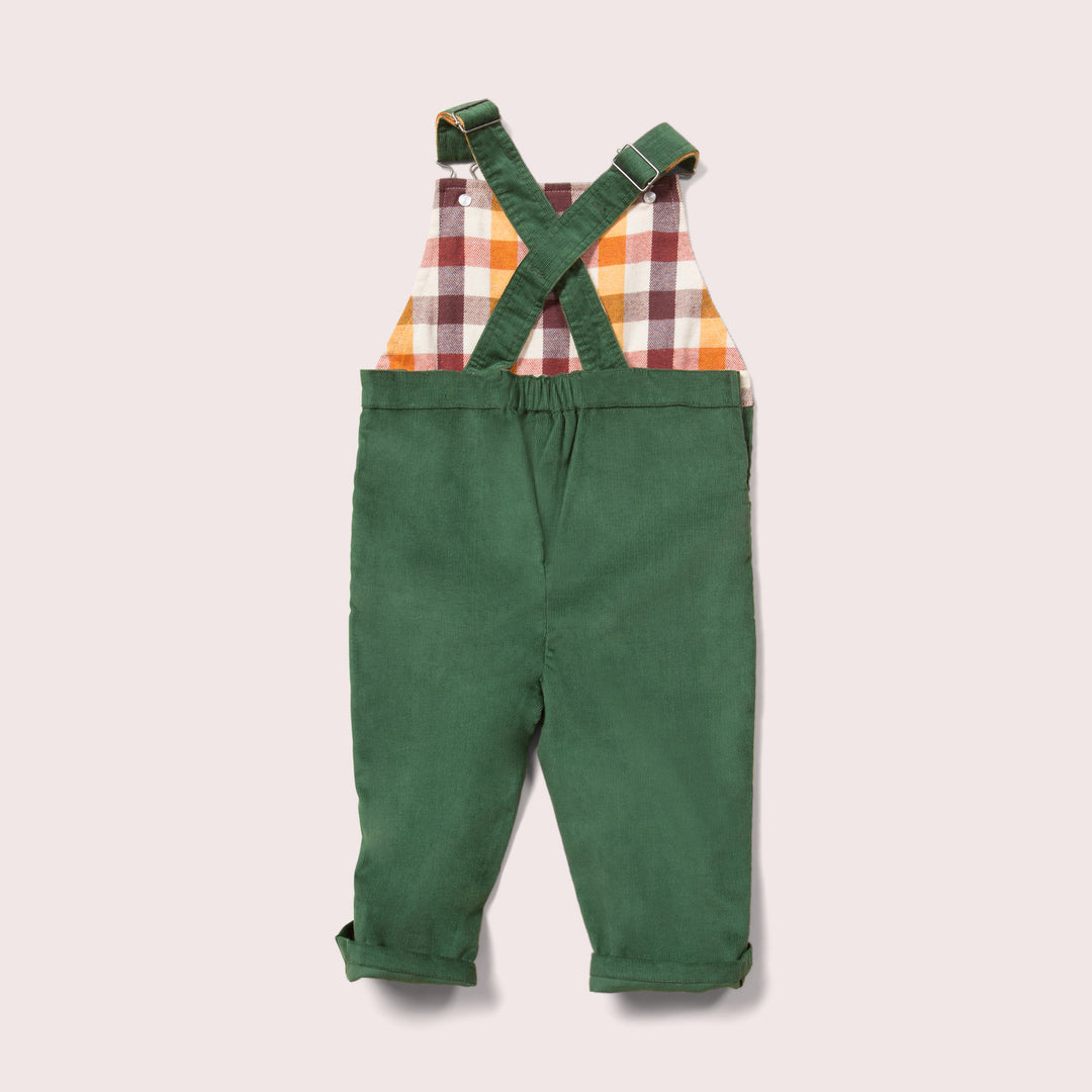 Embroidered Toadstool Classic Corduroy Dungarees