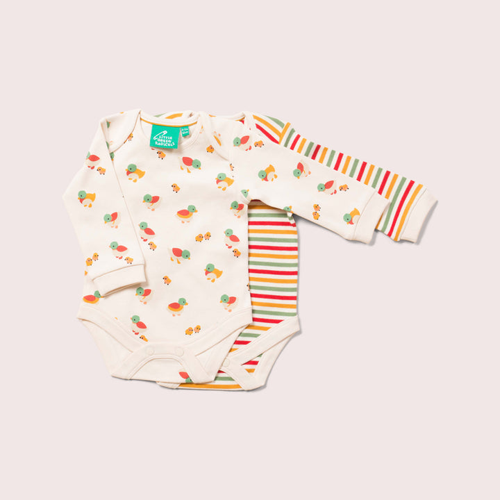 Weather For Ducks Organic Baby Bodysuit Set - 2 Pack