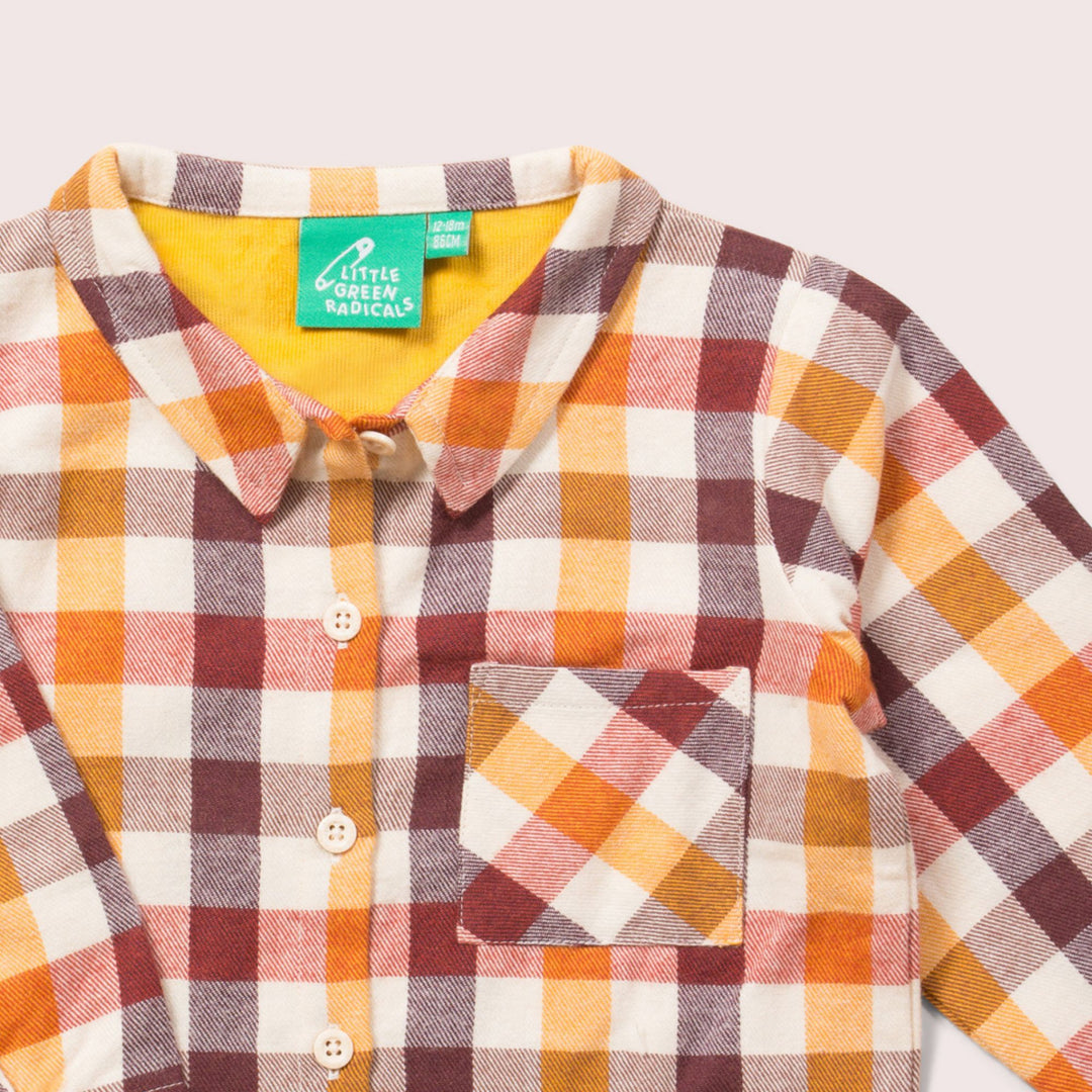 Autumn Leaves Checked Out & About Shirt