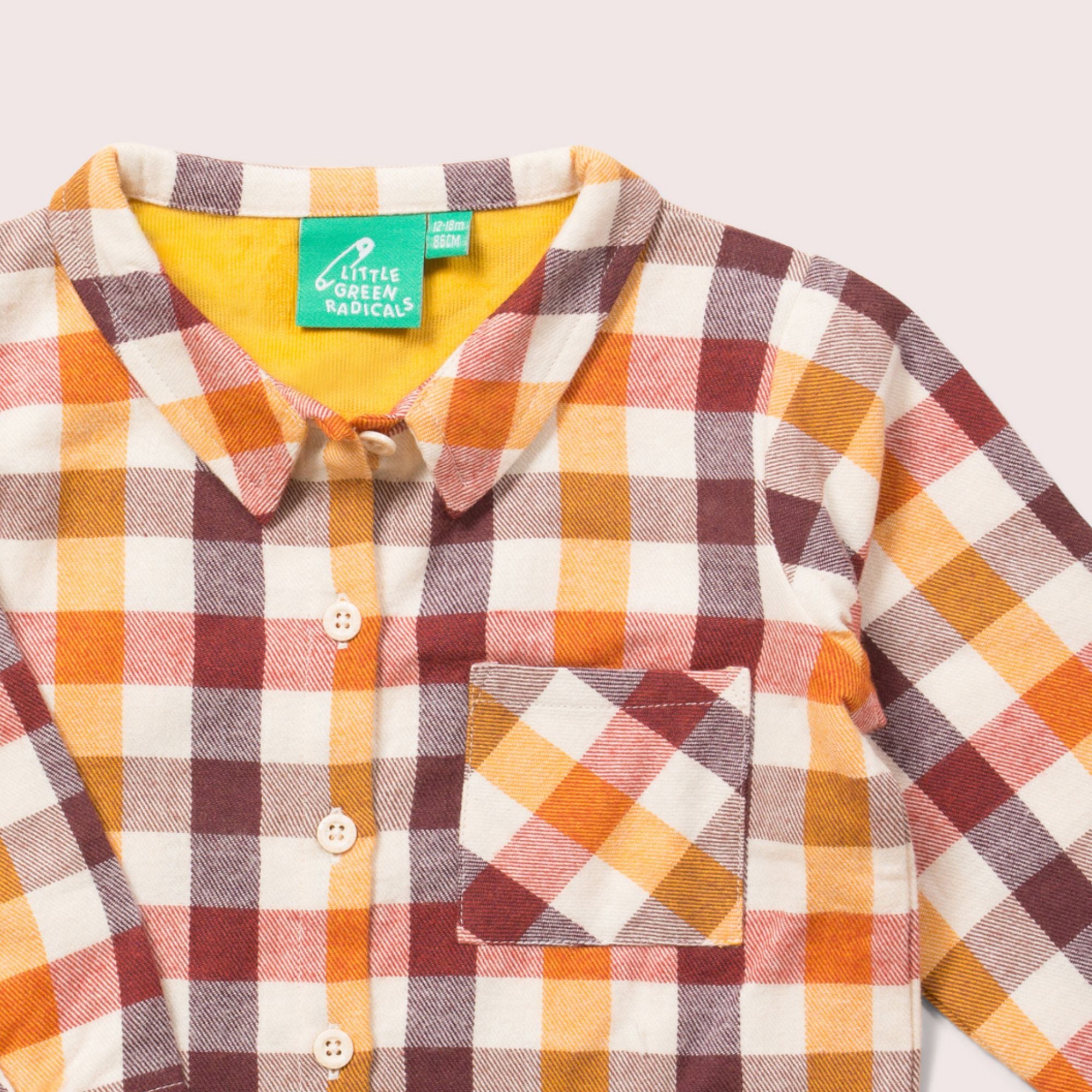 Autumn Leaves Checked Out & About Shirt