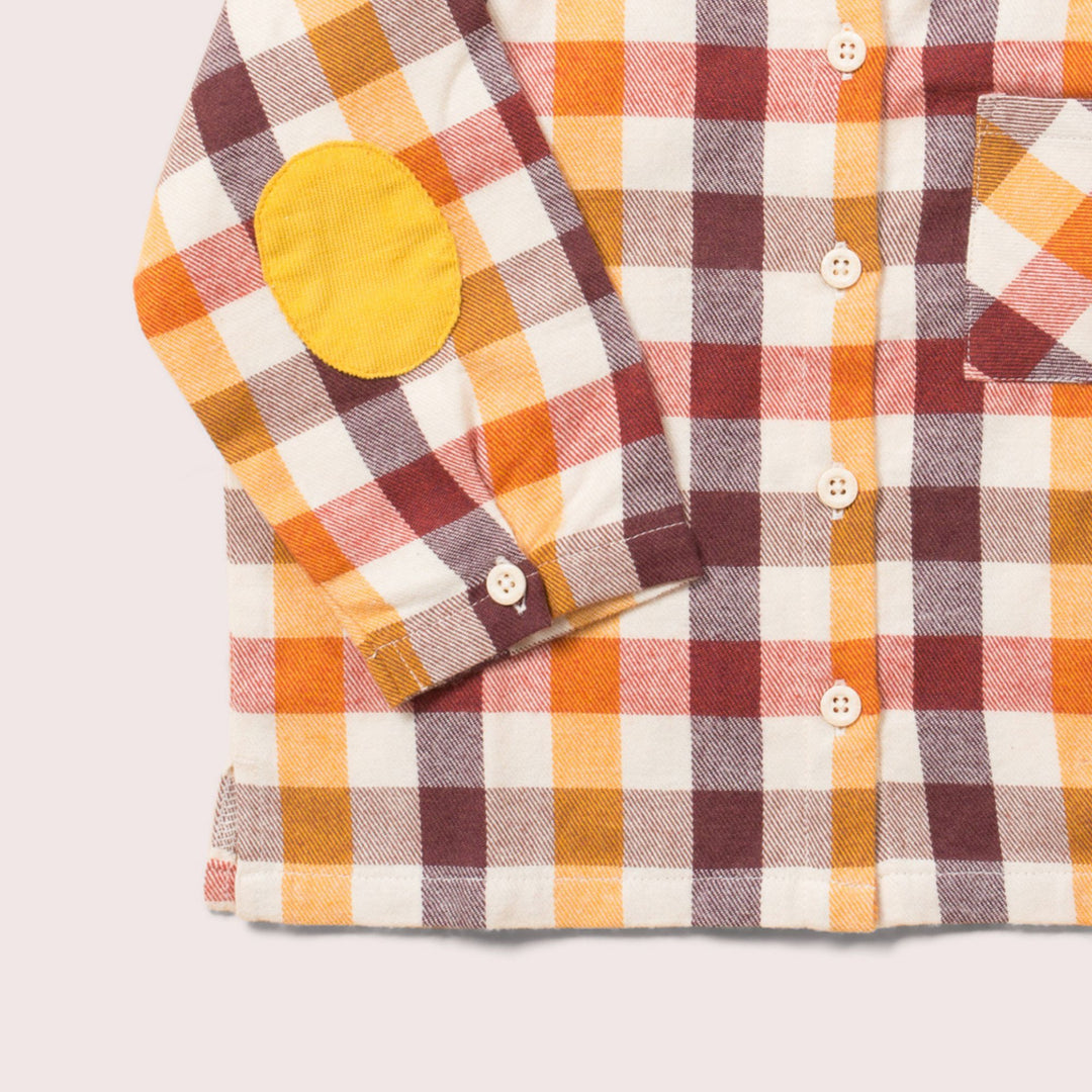 Autumn Leaves Checked Out & About Shirt