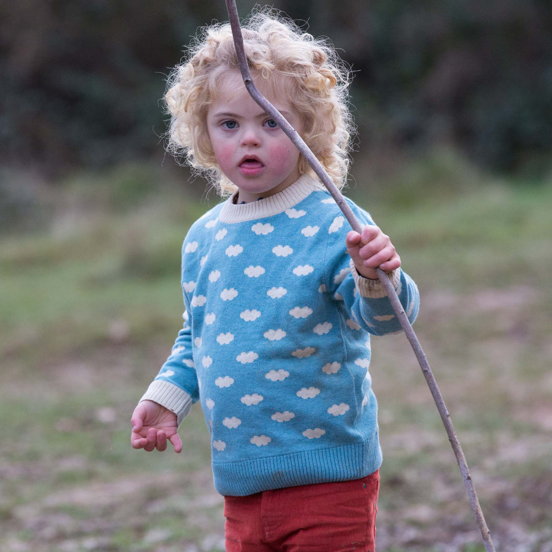 From One To Another Fluffy Cloud Knitted Jumper