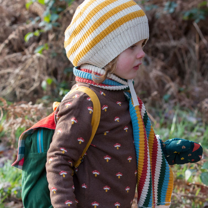 From One To Another Toadstool Knitted Jumper