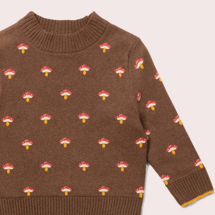 From One To Another Toadstool Knitted Jumper