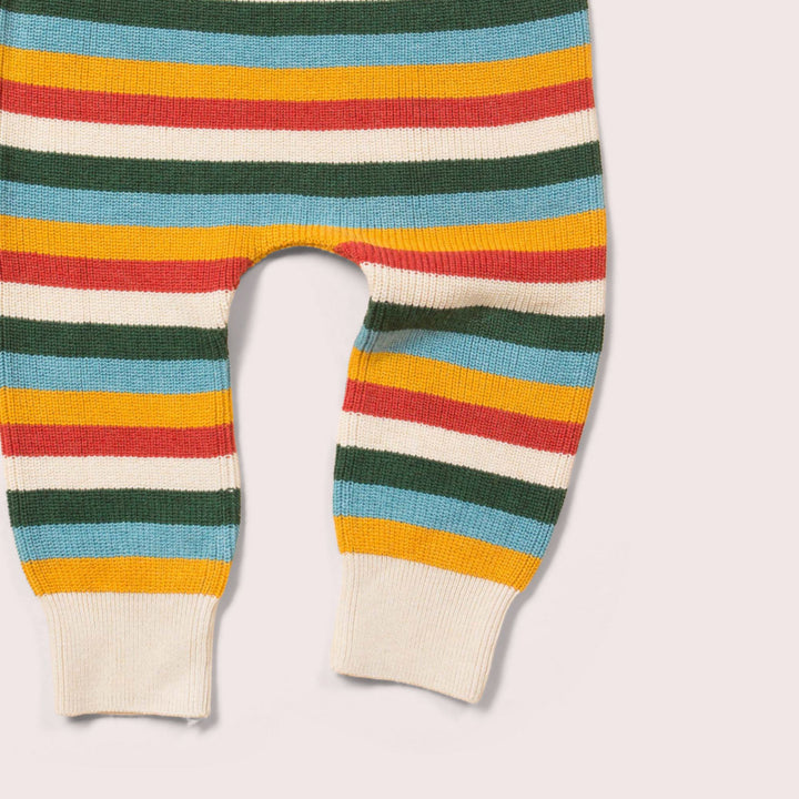 Rainbow Striped Knitted Joggers