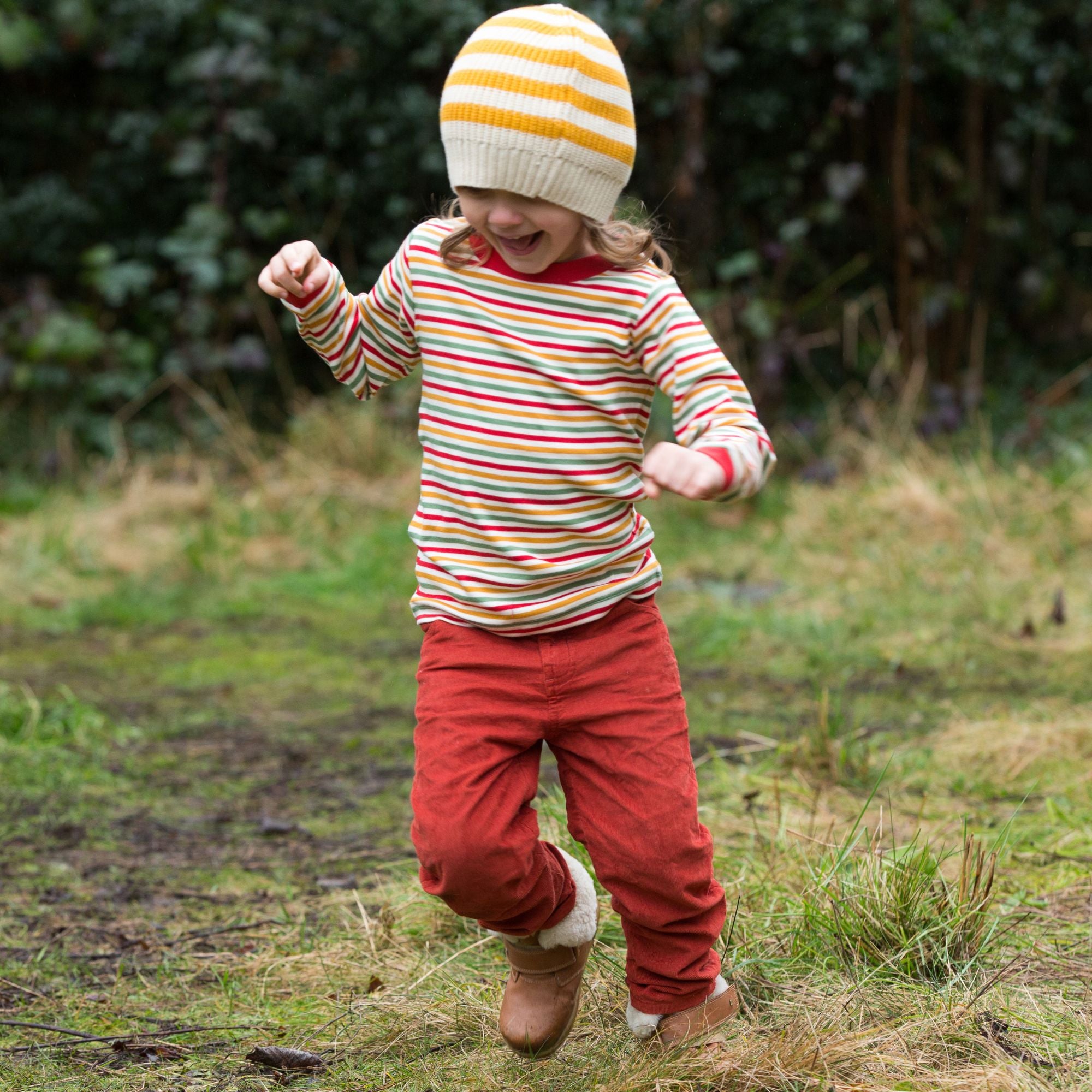 Burnt Ochre Corduroy Adventure Jeans