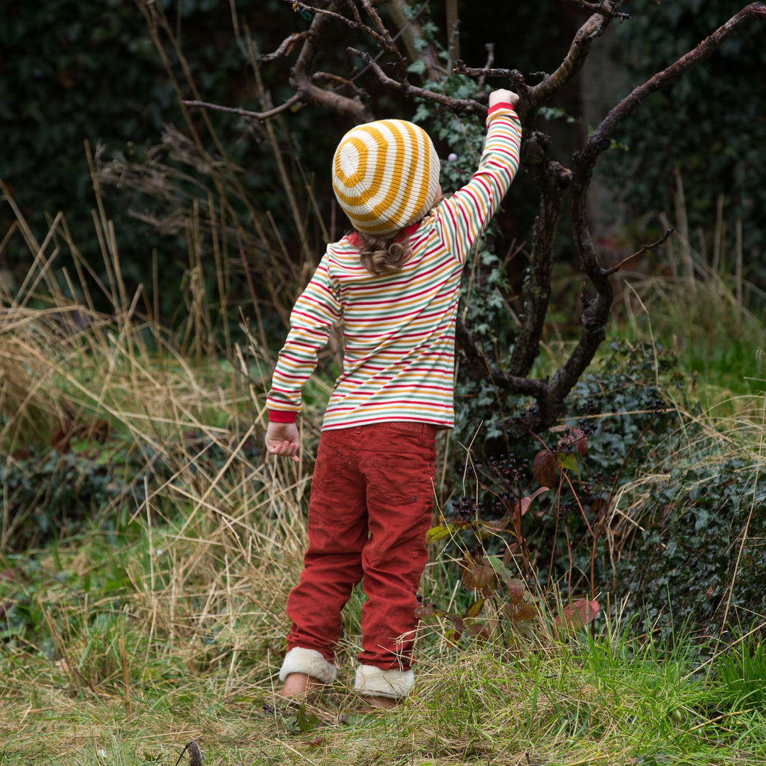 Burnt Ochre Corduroy Adventure Jeans