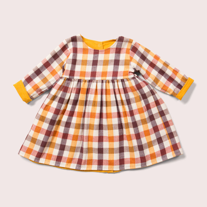 Gold Day After Day Reversible Corduroy Pocket Dress