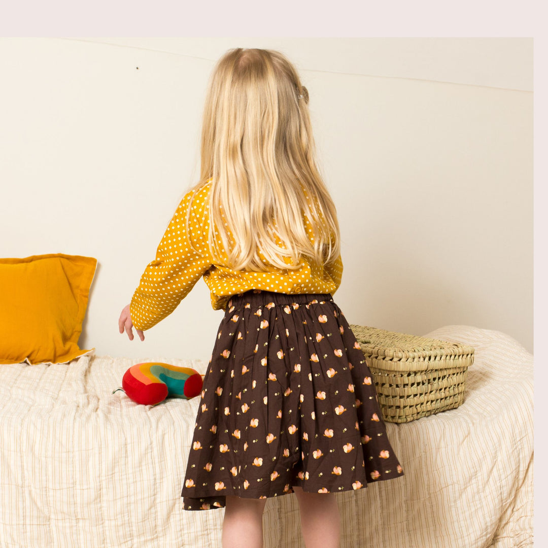 Autumn Birds Twirler Skirt