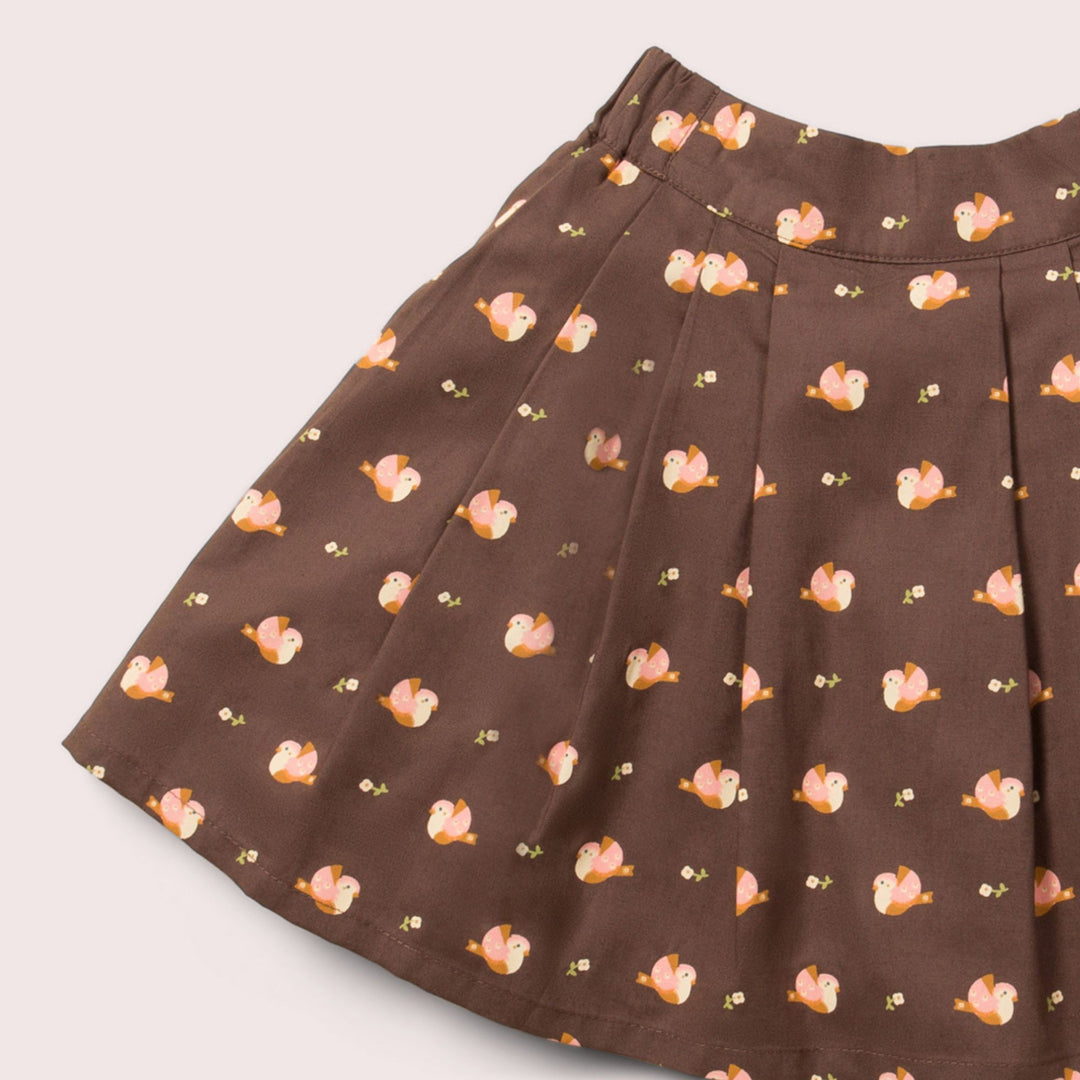 Autumn Birds Twirler Skirt