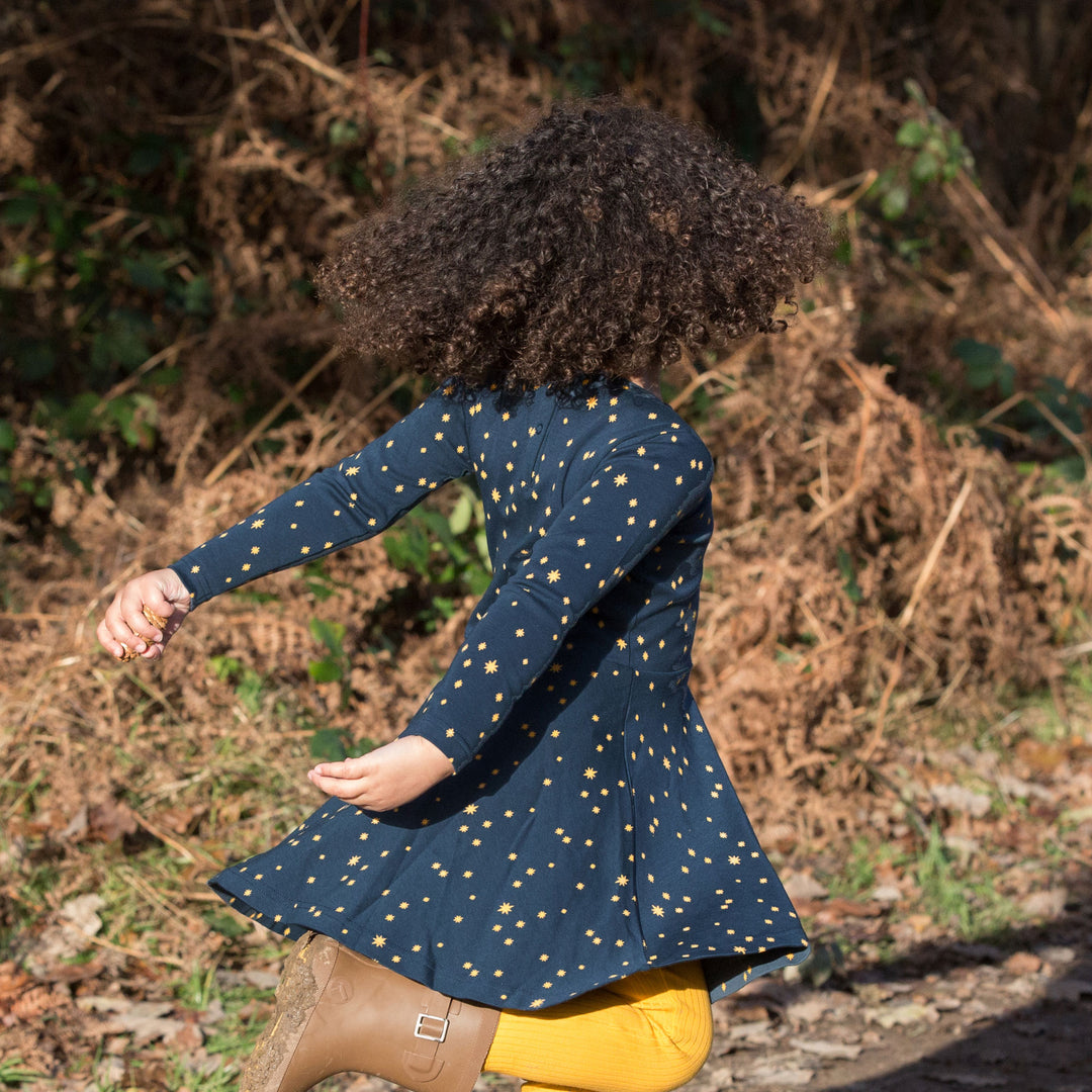 Twinkle Twinkle Long Sleeve Spinny Dress