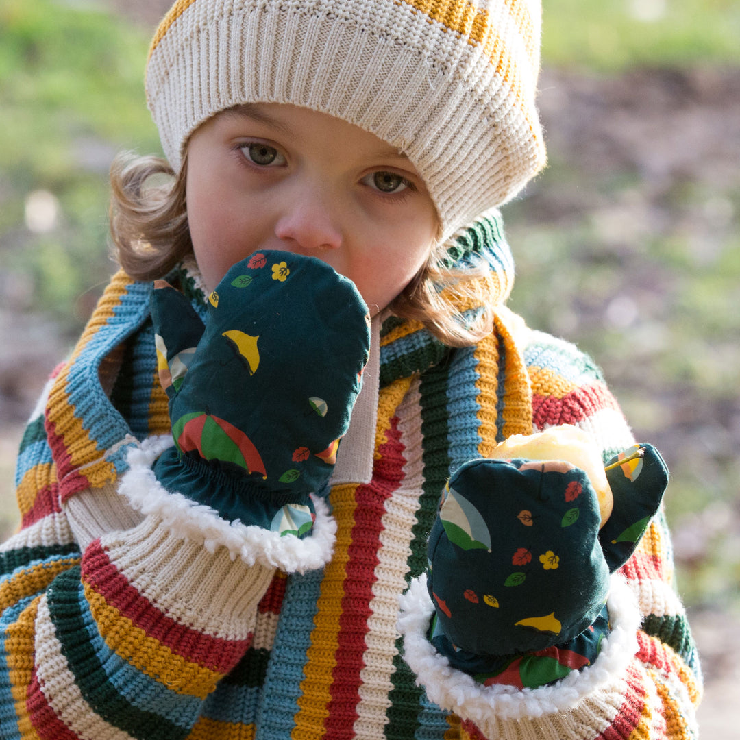 Windy Day Sherpa Lined Mittens