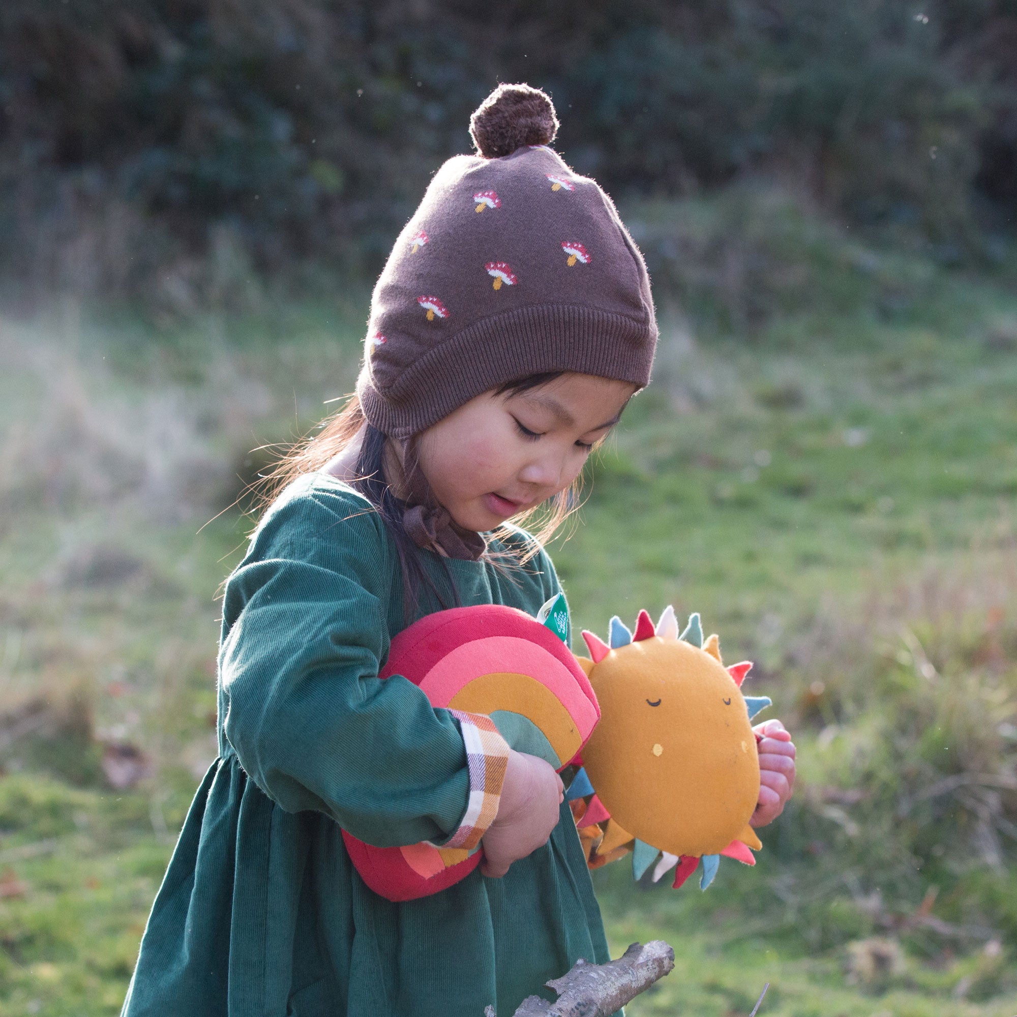 Toadstool Knitted Hat