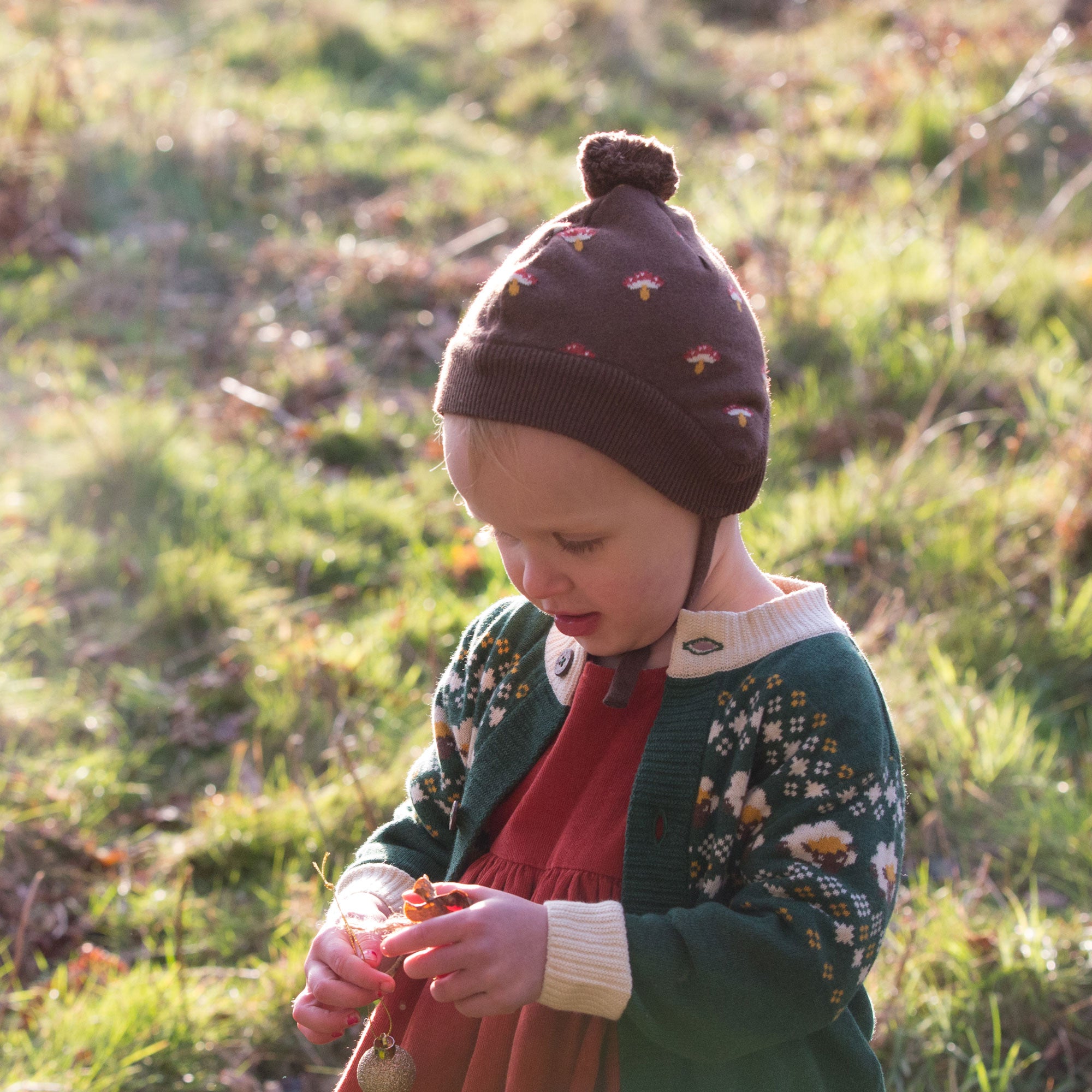 Toadstool Knitted Hat