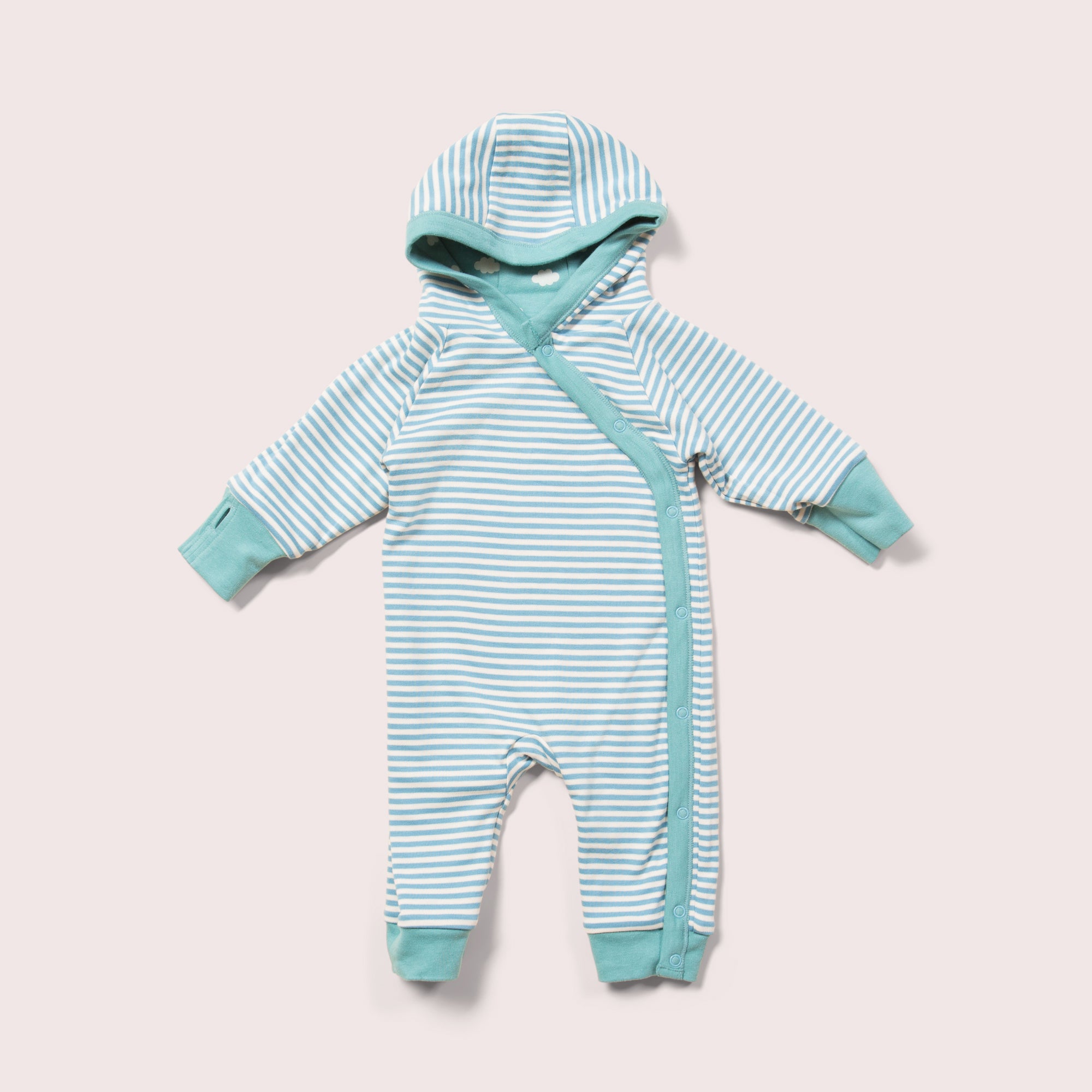 Fluffy Cloud Reversible Hooded Snug As A Bug Suit