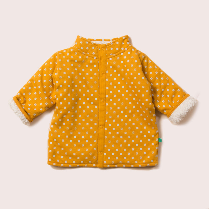 Golden Flowers Reversible Cosy Jacket