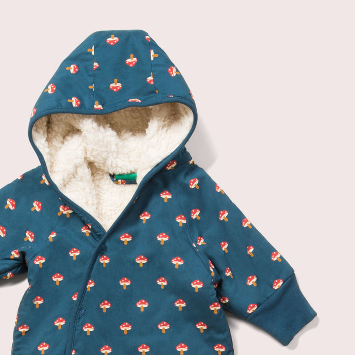 Little Toadstools Sherpa Lined Snowsuit